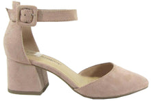 City Classified Women's Strappy Pointed Toe Block Heel Sandal