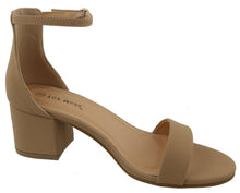 Top Moda Women's Ankle Strappy Chunky Stacked Block Heel Open Toe Sandal