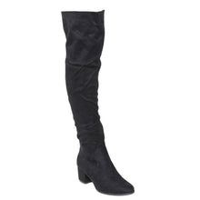 NATURE BREEZE FF00 Women Over The Knee Mid High Block Heel Boots Full Size Small