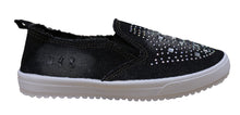 S-3 Women's Rhinestone Denim Slip On Fashion Sneaker