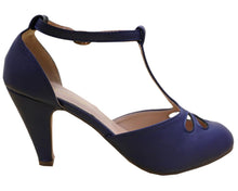 Cambridge Select Women's Teardrop Cutout T- Strap Mary Jane Dress Pump