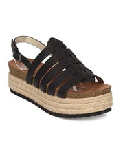 Women Metallic Espadrille Fisherman Sandal - Flatform Slingback Sandal - Caged Platform Sandal - GH81 By Nature Breeze