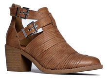 Qupid Strappy Western Booties