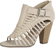 Delicious by Soda Women's Lecture Cutout Strappy Peep Toe Sandal