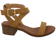 Top Moda Women's Vision-75 Ankle Strap Open Toe Heeled Sandal