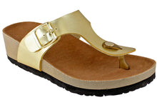 Cambridge Select Women's Thong Toe Slip On Slide Sandal