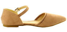 Refresh Footwear Women's Strappy Pointed Toe D'Orsay Flat