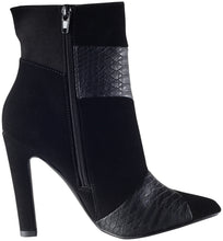 Delicious Women's Yvette Patchwork Animal Print Pointed Toe Boot