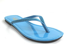 Kali Footwear Women's Focus Glitter Flip Flops, Black,10