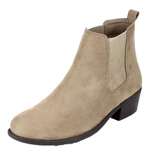 Refresh Women's Tildon-03 Low Heel Slip On Solid Ankle Boot