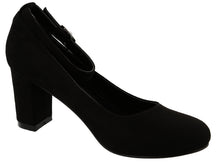 Top Moda Women's Ankle Strappy Closed Round Toe Chunky Stacked Block Heel