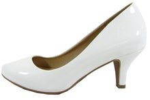 City Classified Comfort Women Classic Heel Pumps Closed Round Toe CARLOS