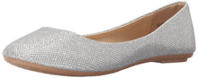 REFRESH DEMI-07 Women's Glitter Shinny Ballerina Ballet Slip On Flats
