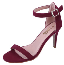 Glaze Women's Ankle Strappy Open Toe Stiletto Heel Dress Sandal