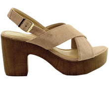 Refresh Footwear Women's Crisscross Slingback Platform Heeled Sandal