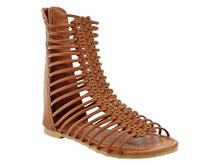 Women's Strappy Mid-Calf Gladiator Sandal