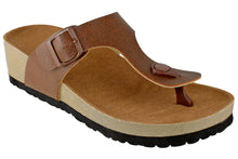 Cambridge Select Women's Thong Toe Slip On Slide Sandal