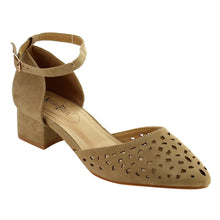 Nature Breeze FH17 Women's Ankle Strap Cut Out D'Orsay Dress Pumps
