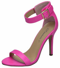 Breckelle's Women's Sydney-41 Adjustable Ankle cuff High Heel Dress Sandals