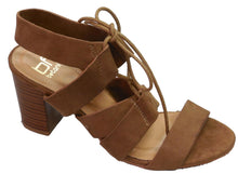 BF Betani Women's Lace Up Chunky Heel Sandal
