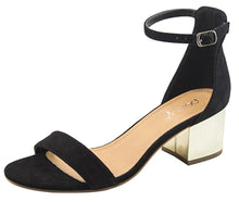 Betani Women's Strappy Open Toe Block Heeled Sandal