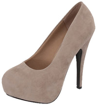 Forever Link Women's Sunset-89 Suede Closed Toe Dress Pumps