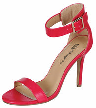 Breckelle's Women's Sydney-41 Adjustable Ankle cuff High Heel Dress Sandals