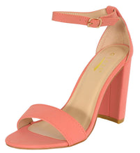 Glaze Women's Single Band Chunky Heel Sandal With Ankle Strap