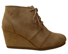 Cambridge Select Women's Lace Up Wedge High Heel Ankle Boot