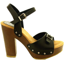 Refresh Footwear Women's Buckle Stacked Chunky Heel Platform Sandal