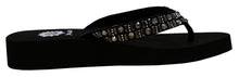 Yellow Box Women's Tutsi Rhinestone Comfort Foam Wedge Flip Flop Sandal