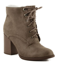 Women's Soda Lurk Lace Up Heeled Bootie