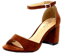 Refresh Footwear Women's Strappy Ankle Block Heeled Sandal