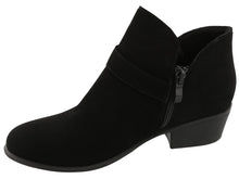 Top Moda Women's Buckle Accent Heeled Ankle Bootie