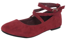 Top Moda Women's Brea-3 Strappy Ballet Flat