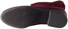 Soda Energy Women's Slouchy Pull On Low Block Heel Ankle Booties