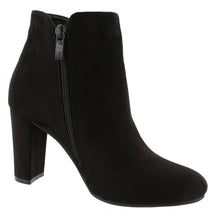 Top Moda Women's Closed Round Toe Zipper Chunky Stacked Block Heel Ankle Bootie