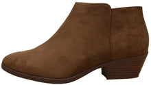 Cambridge Select Women's Round Toe Stacked Heel Western Ankle Bootie