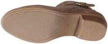 Wild Diva Women's Manny-24 Buckle Stacked Low Heel Ankle Bootie