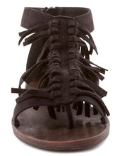Blowfish Women's Dreams Fringe Flat Open Toe Sandal