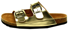 Refresh Footwear Women's Two Strap Slip On Slide Sandal