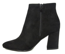 Betani Women's Pointed Toe Stacked Chunky Heel Ankle Bootie