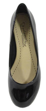 City Classified Women's Comfy Padded Insole Slip On Round Toe Wedge Pump