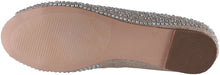 de Blossom Collection Women's Baba-29 Open Toe Rhinestone Ballet Flat