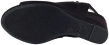 Delicious by Soda Women's Hyatte Peep Toe Open Back Zip Wedge Bootie
