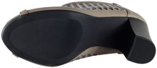 City Classified by Soda Women's Fannie Caged Laser Cut Zip Back Bootie
