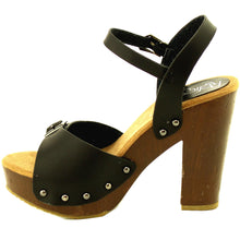 Refresh Footwear Women's Buckle Stacked Chunky Heel Platform Sandal