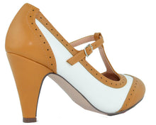 Chase & Chloe Women's T-Strap Oxford Mary Jane Pump