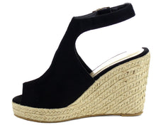 Refresh Footwear Women's Espadrille Wedge Platform Peep Toe Sandal