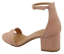 Top Moda Women's Ankle Strappy Chunky Stacked Block Heel Open Toe Sandal
